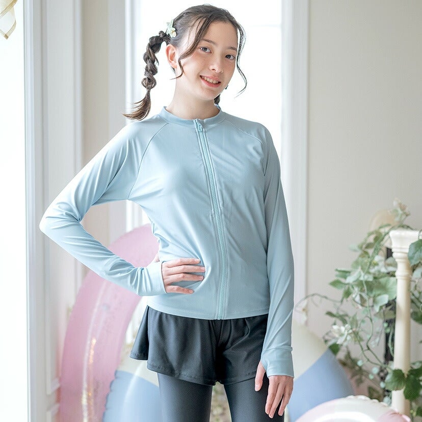 送料無料一枚で完結！ラッシュガード×トレンカ一体型ショートパンツ