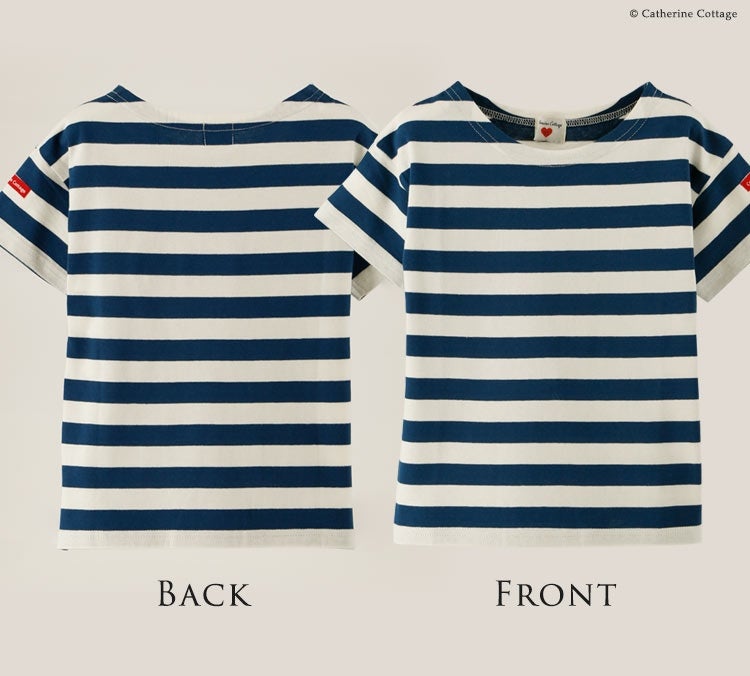 子供服カジュアルボーダーTシャツ半袖女の子男の子キッズレディース