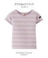 子供服カジュアルボーダーTシャツ半袖女の子男の子キッズレディース