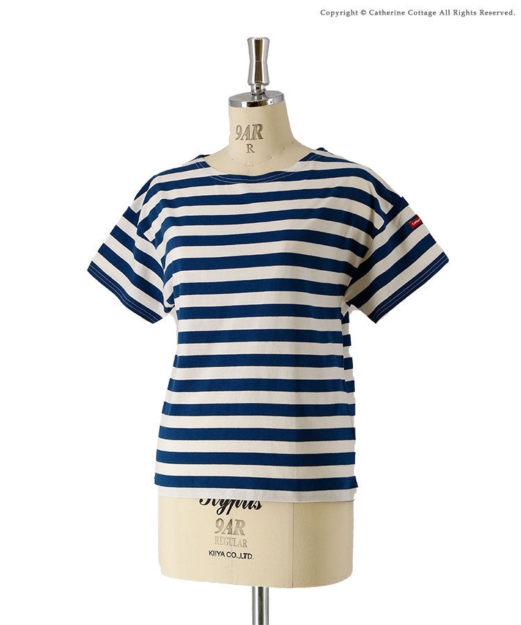 子供服カジュアルボーダーTシャツ半袖女の子男の子キッズレディース