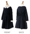 女の子フォーマルスカラップレース白襟ワンピース[長袖卒服2019110120130140150160cmグレーネイビーブラック黒紺キッズワンピース入学式卒園式結婚式発表会七五三法事子供服楽天通販]キャサリンコテージ