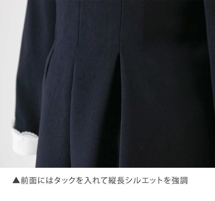 女の子フォーマルスカラップレース白襟ワンピース[長袖卒服2019110120130140150160cmグレーネイビーブラック黒紺キッズワンピース入学式卒園式結婚式発表会七五三法事子供服楽天通販]キャサリンコテージ