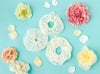 レースシュシュ ヘアアクセサリー ヘアゴム 白 ヘアアクセ ヘアアレンジ キッズ ジュニア レディース