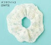 レースシュシュ ヘアアクセサリー ヘアゴム 白 ヘアアクセ ヘアアレンジ キッズ ジュニア レディース