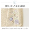 花柄織入り花柄生地着物ワンピース＆同柄被布セット
